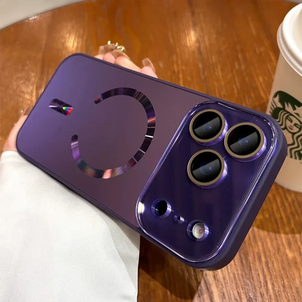 💜💖📱 جراب ايفون 17 فاخر . لمعة . حماية للعدسات . ✨