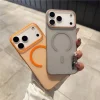 📱 **الجراب الرسمي الشفاف غير اللامع لآيفون - متوافق مع MagSafe** ✨