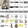 Saudi Arabia Mobile Phone 3M Sticker Badge Metal Pin Broooches Pins
