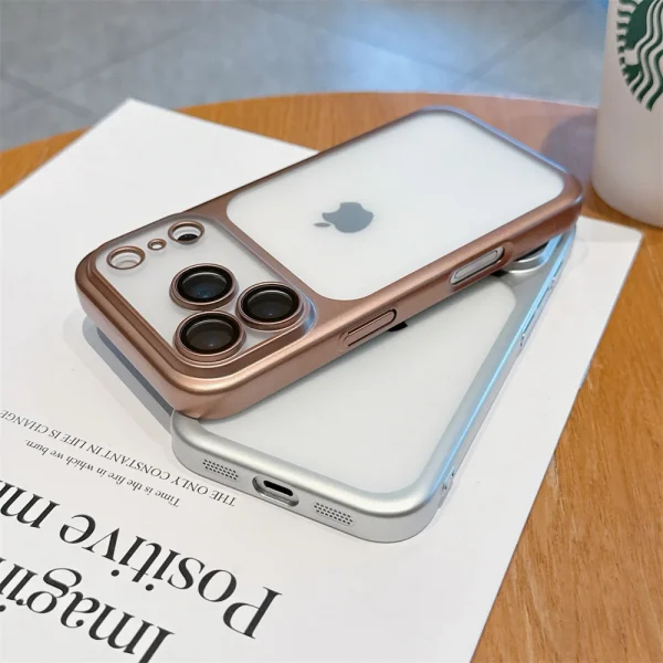 📱 غطاء آيفون ١٧ الفاخر الشفاف غير اللامع! 🛡️