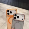 📱 **الجراب الرسمي الشفاف غير اللامع لآيفون - متوافق مع MagSafe** ✨