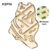 Saudi Arabia Mobile Phone 3M Sticker Badge Metal Pin Broooches Pins