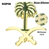 Saudi Arabia Mobile Phone 3M Sticker Badge Metal Pin Broooches Pins