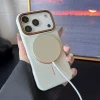 📱 **ملمس الجلد جراب آيفون المغناطيسي المطفي بتصميم قشرة الليتشي** 🌸