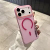 📱 **الجراب الرسمي الشفاف غير اللامع لآيفون - متوافق مع MagSafe** ✨