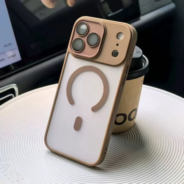📱 غطاء آيفون ١٧ الفاخر بتقنية الشحن اللاسلكي! ⚡