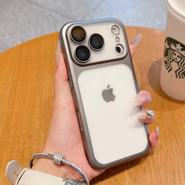 📱 **جراب آيفون 17 برو ماكس المطلي بالطلاء الكهربائي بملمس ماتي فاخر** ✨
